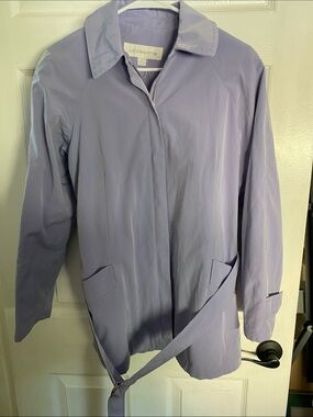 Liz Claiborne Lavender Belted Lightweight Jacket